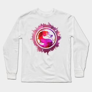 MORTAL KOMBAT IN SPLASH COLOR Long Sleeve T-Shirt